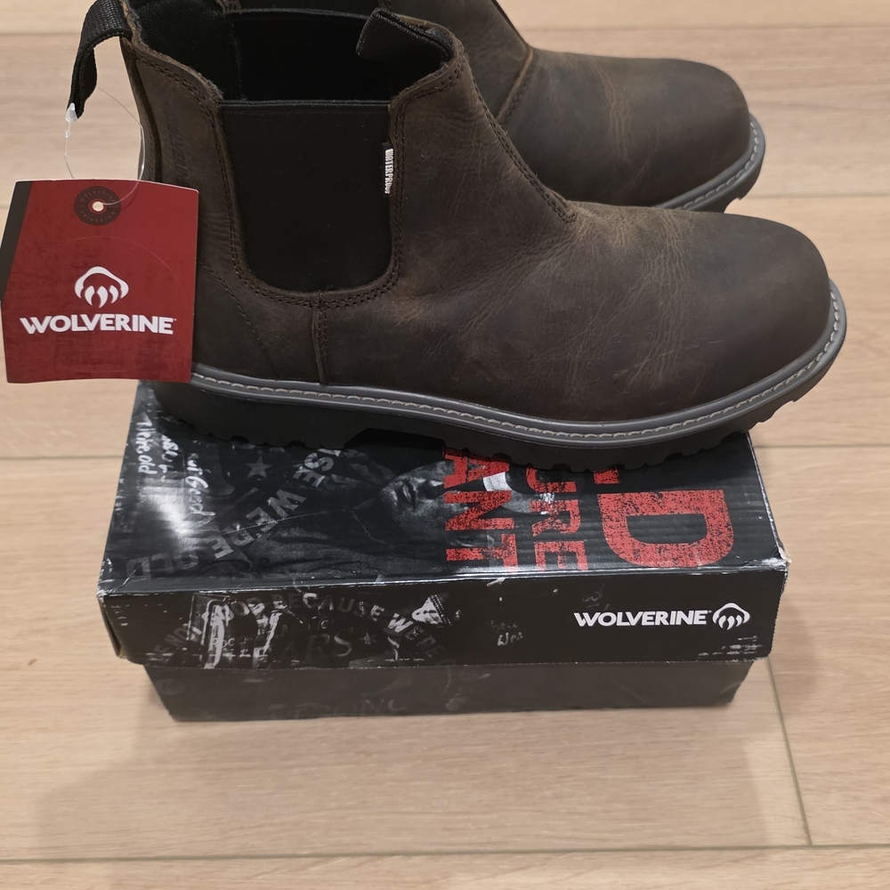 Wolverine Brown Leather Boots